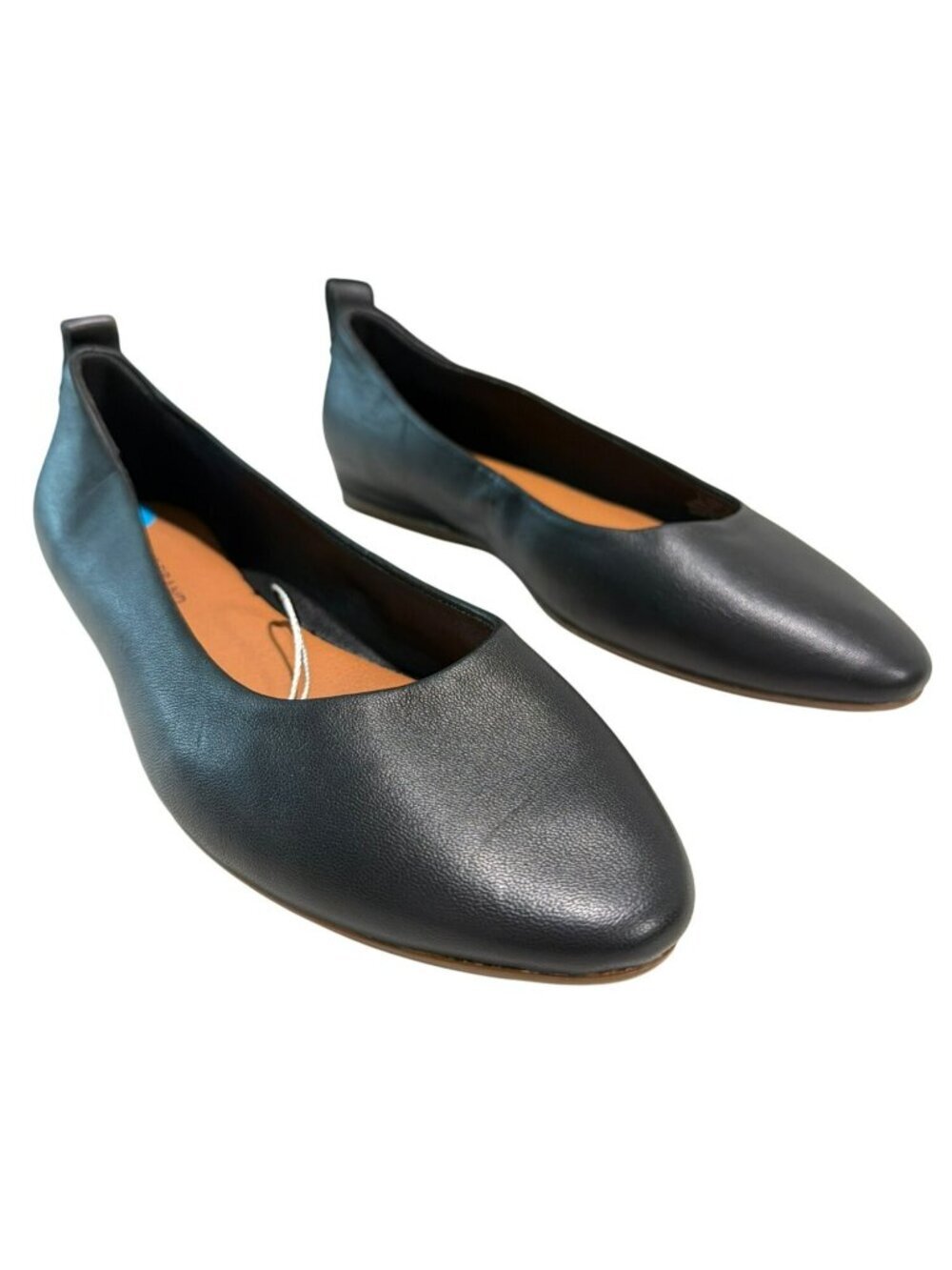 Lucky Brand Black Leather Ballet Flats Size 7.5M Womens Shoes New